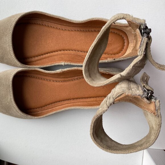 Frye Carson Ankle Strap Flats - Picture 5 of 12